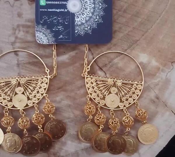 عکس گوشواره طلا کردی