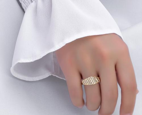 عکس انگشتر طلا زرد