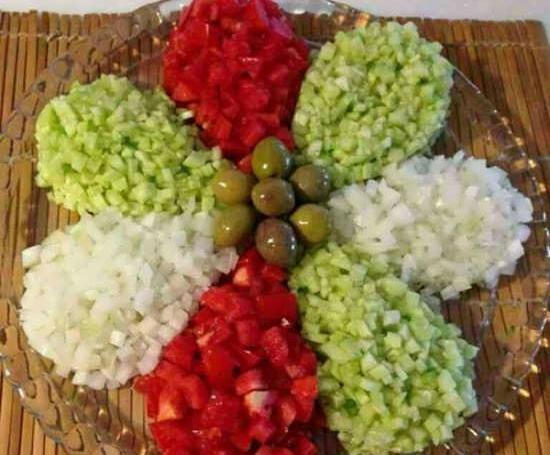 عکس ایده تزیین غذا و سالاد