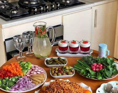 عکس ایده تزیین غذا و سالاد