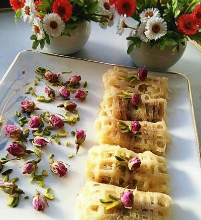 عکس شیرینی رشته خوشکار