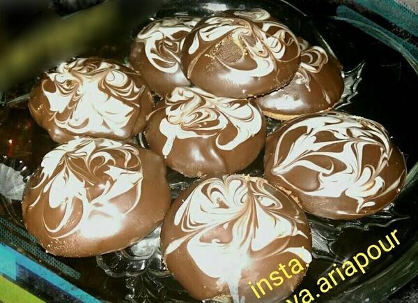 عکس شیرینی شکلاتی