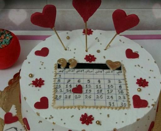 عکس ژله سالگرد ازدواج
