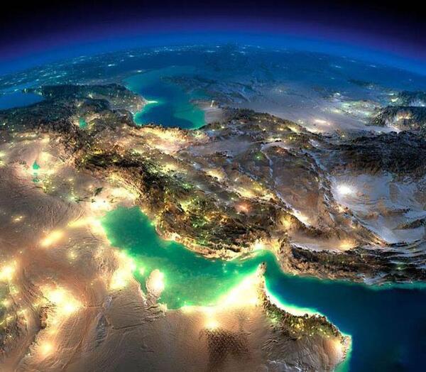 عکس کره زمین و ایران