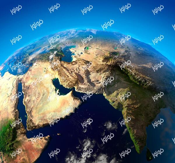 عکس کره زمین و ایران