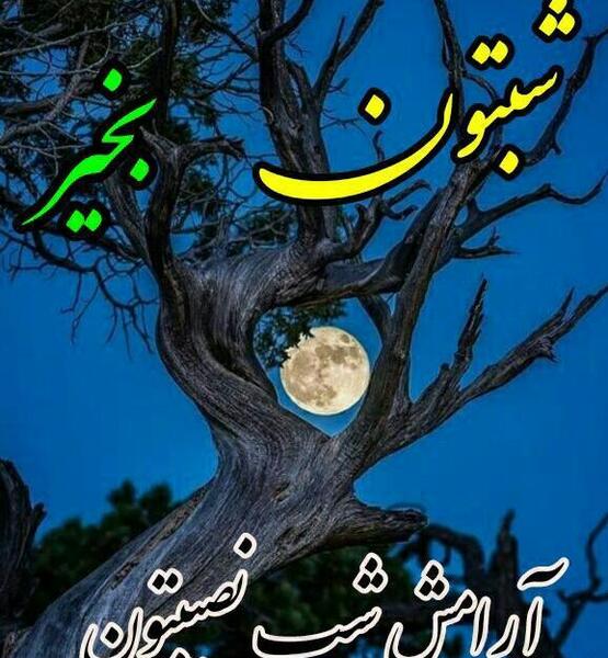 عکس شبتون پر از یاد خدا