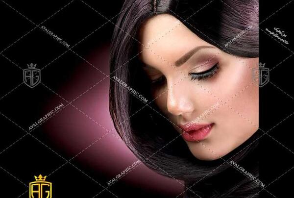 عکس دختر زیبا مو مشکی