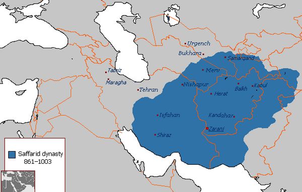 عکس نقشه ایران در زمان زندیه