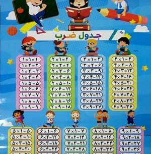 عکس جدول ضرب بزرگ
