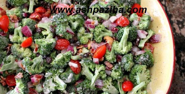 عکس سالاد با کلم بروکلی