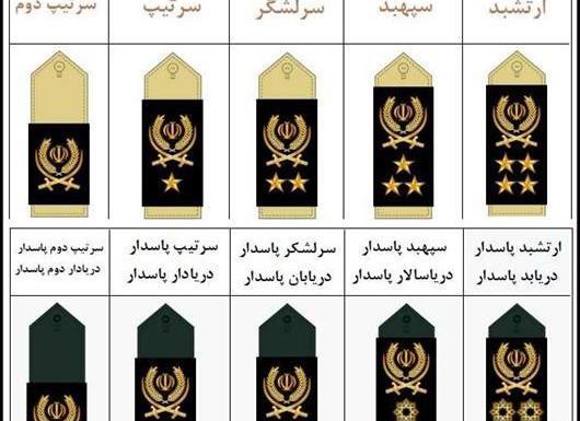 عکس درجه ارتش