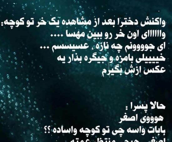 عکس نوشته تیکه طنز