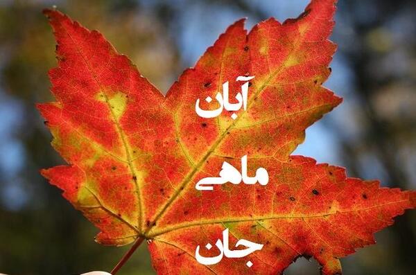 عکس نوشته دوست آبان ماهی
