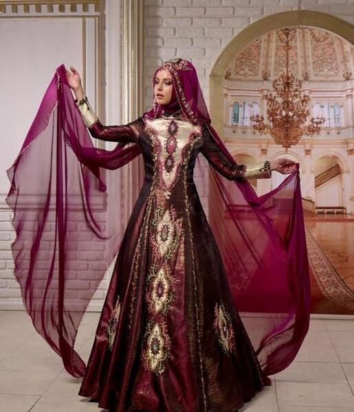 عکس لباس عروس عربی