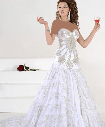 عکس لباس عروس عربی