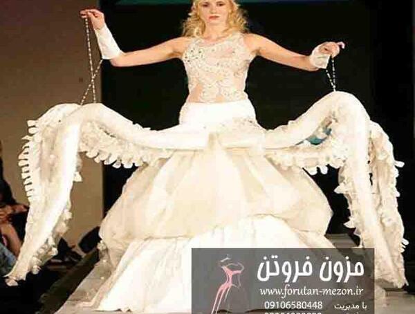 عکس لباس عروس عجیب غریب