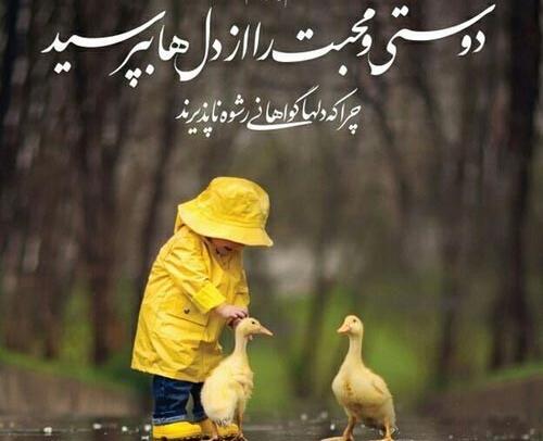 عکس نوشته دوست مهربان