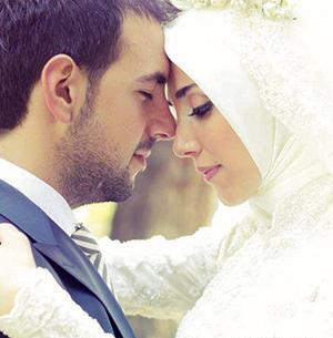 عکس مذهبی عروس و داماد