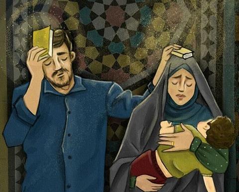 عکس آدم مذهبی