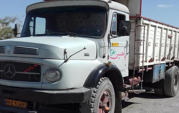 عکس ماشین سنگین بنز تک باری