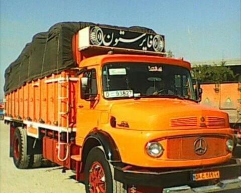 عکس ماشین سنگین بنز تک باری