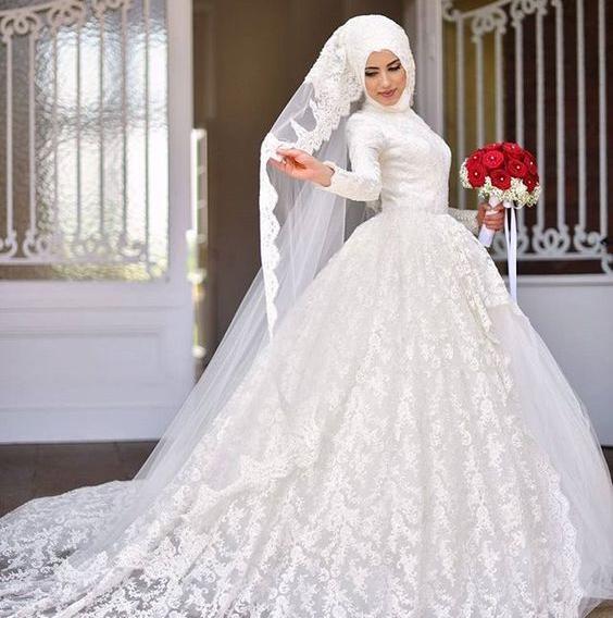 عکس های لباس عروس مذهبی