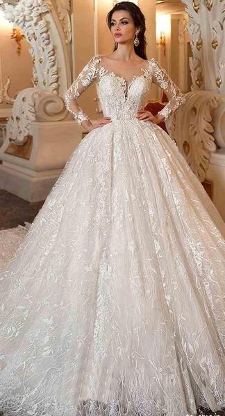 عکس لباس عروس شب نما