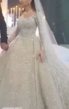 عکس لباس عروس شب نما