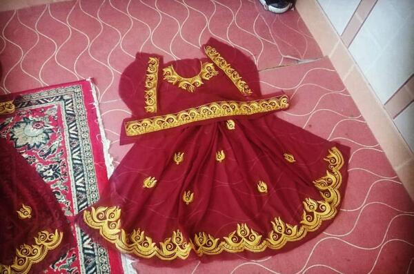 عکس لباس گلابتونی