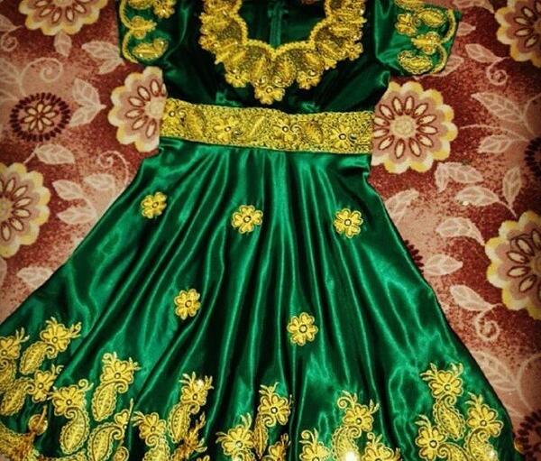 عکس لباس گلابتونی