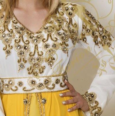 عکس لباس گلابتونی