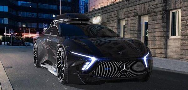 عکس ماشین بنز برقی