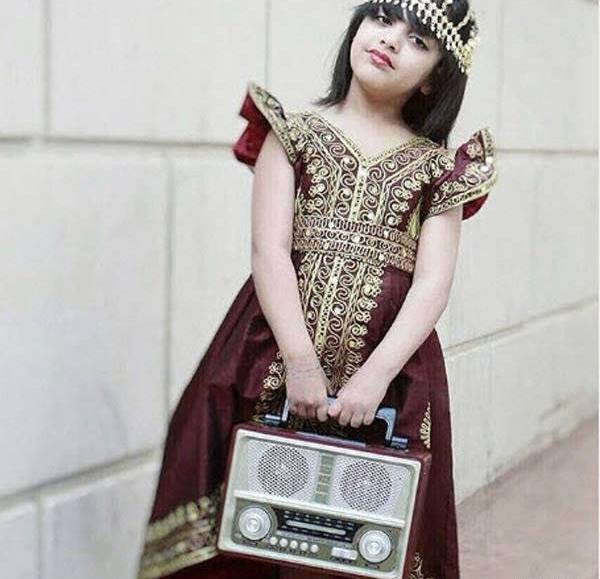 عکس لباس گلابتونی بندری