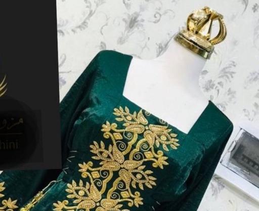 عکس لباس گلابتونی بندری