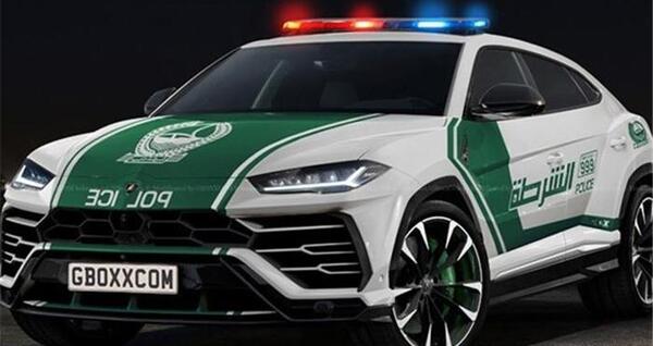 عکس ماشین لامبورگینی پلیس