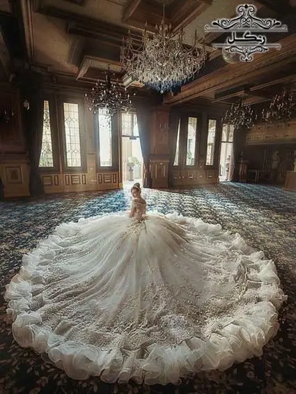 عکس لباس عروس نقاشی