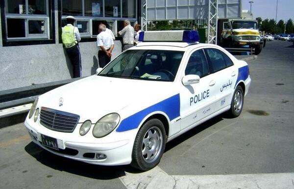 عکس ماشین بنز پلیسی