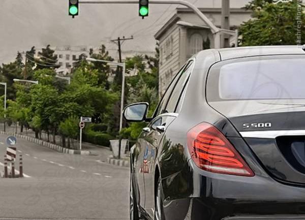 عکس ماشین بنز در تهران
