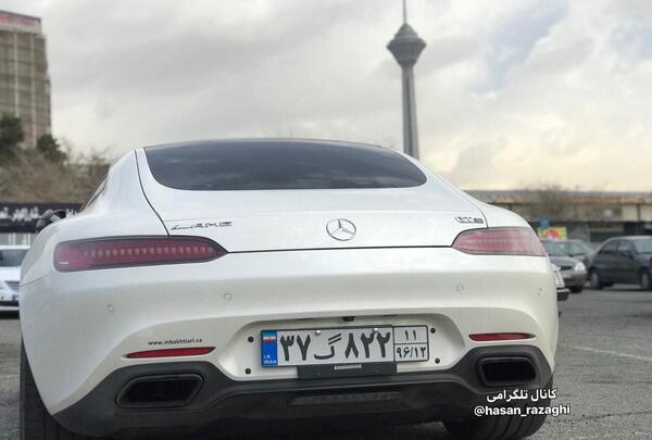 عکس ماشین بنز در تهران