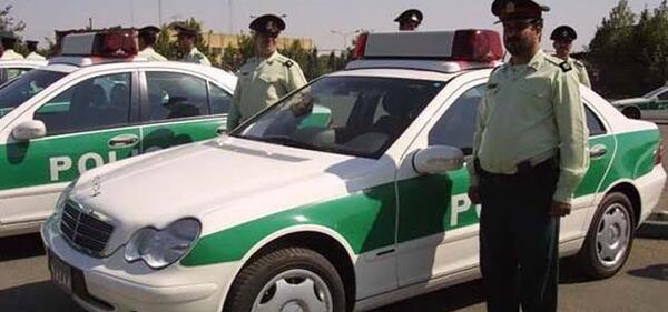 عکس ماشین پلیس بنز الگانس