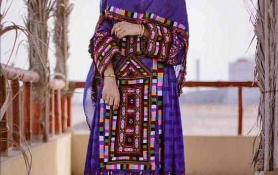 عکس لباس آینه ای بلوچی