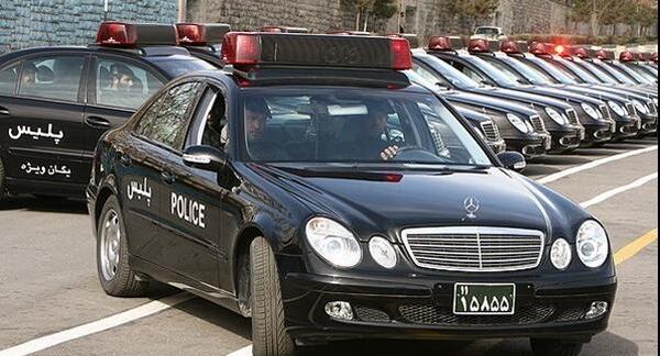 عکس ماشین بنز پلیس