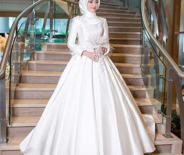 عکس لباس عروس پوشیده زیبا