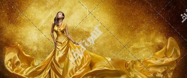 عکس لباس طلایی