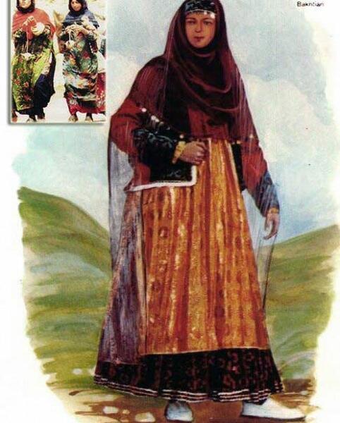 عکس زنان قشقایی با لباس محلی