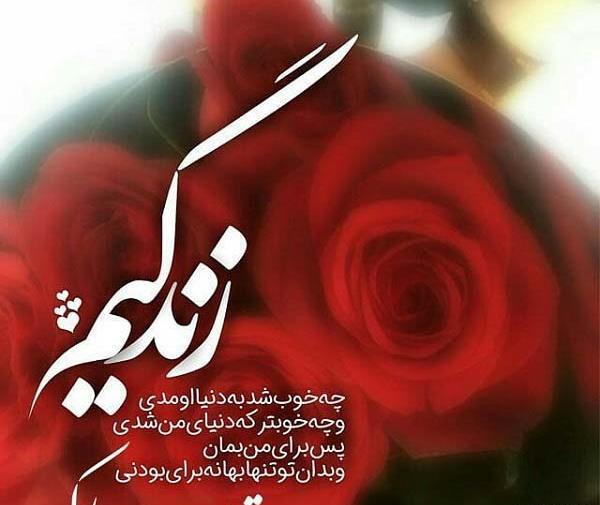 عکس تولد همسر با متن