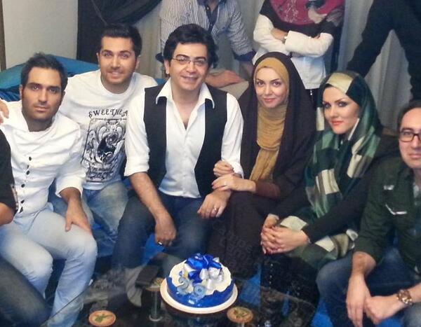 عکس تولد همسر آزاده نامداری