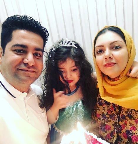 عکس تولد همسر آزاده نامداری