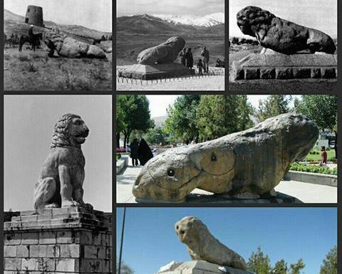 عکس شیر سنگی