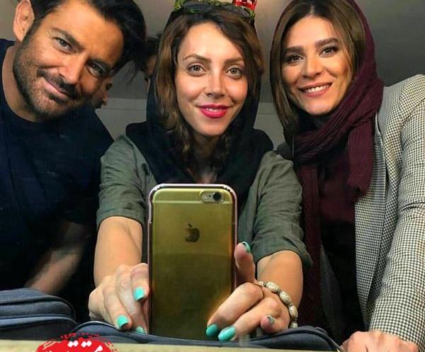 عکس سحر قریشی با محمدرضا گلزار